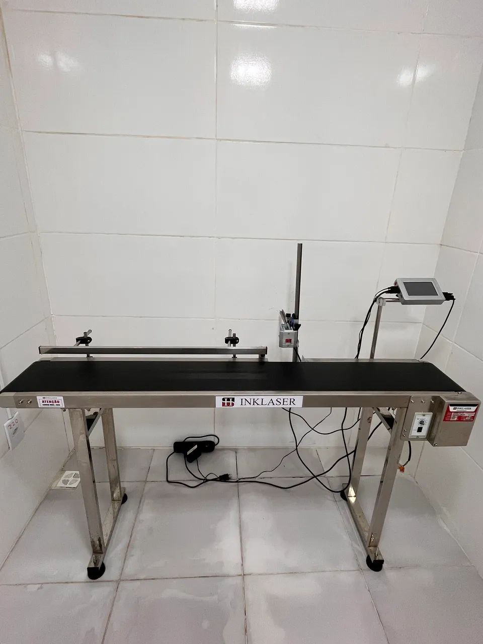 Esteira Transportadora 1,5m com Datadora Inkjet Inklaser - Semi Nova - Foto 2