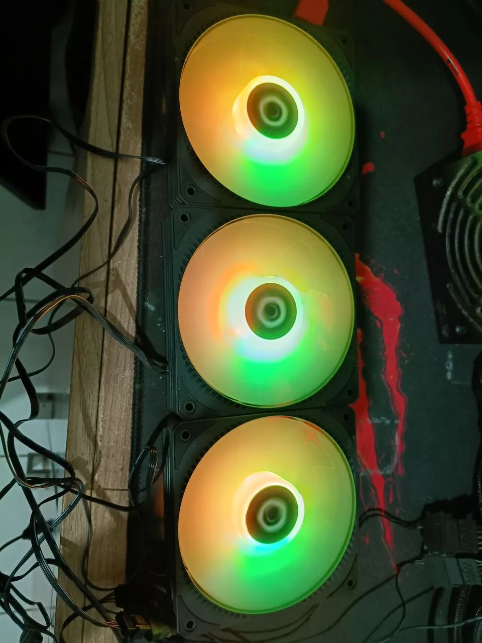 3 fans Argb 1200mm com controle - Foto 5