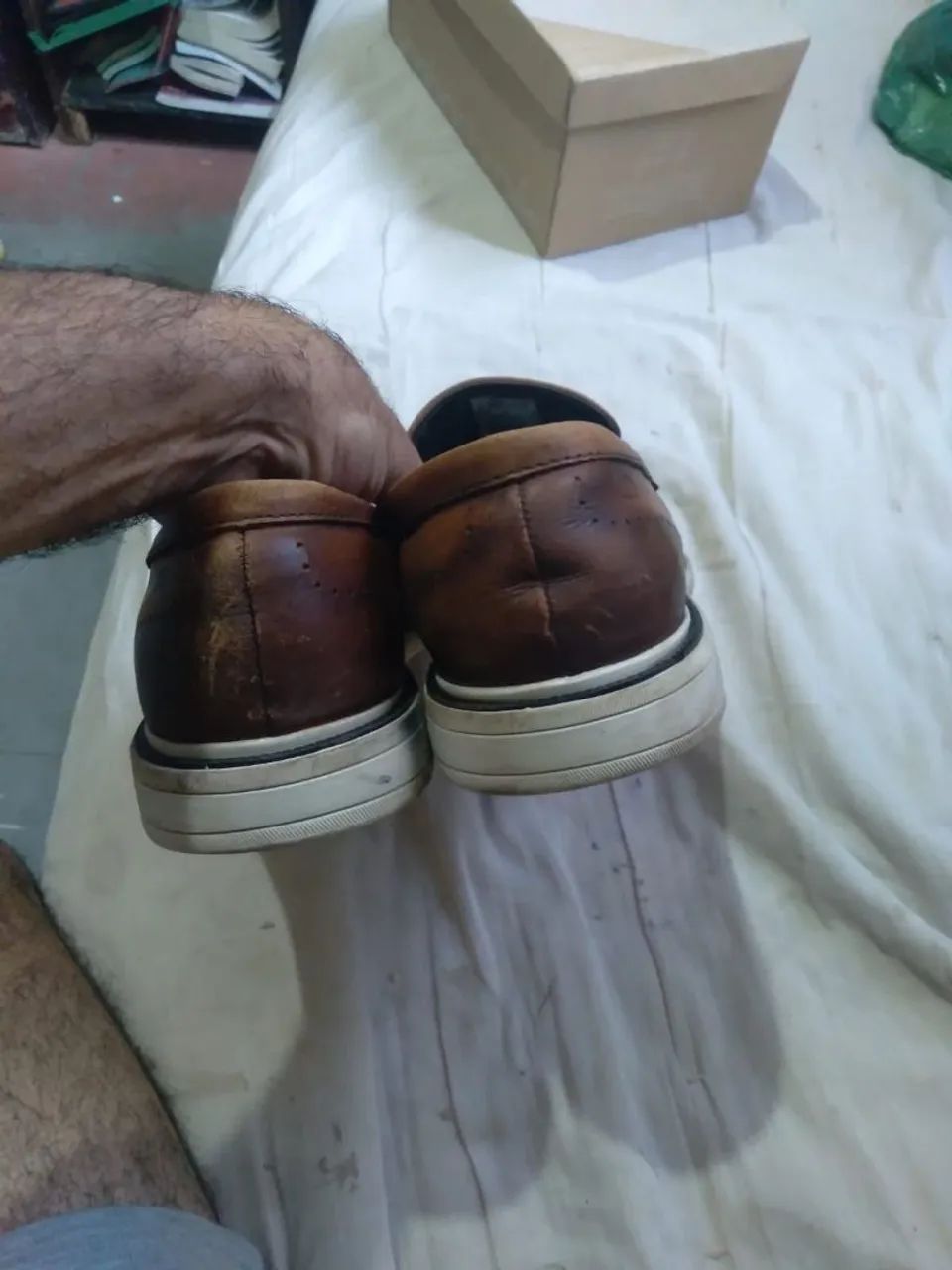 Sapato democrata marrom  - Foto 5
