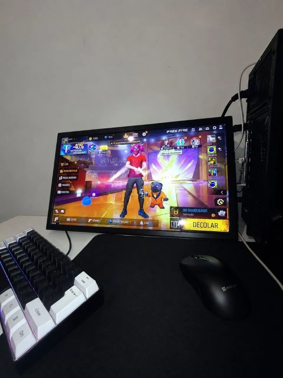 Computador para jogos e estudos