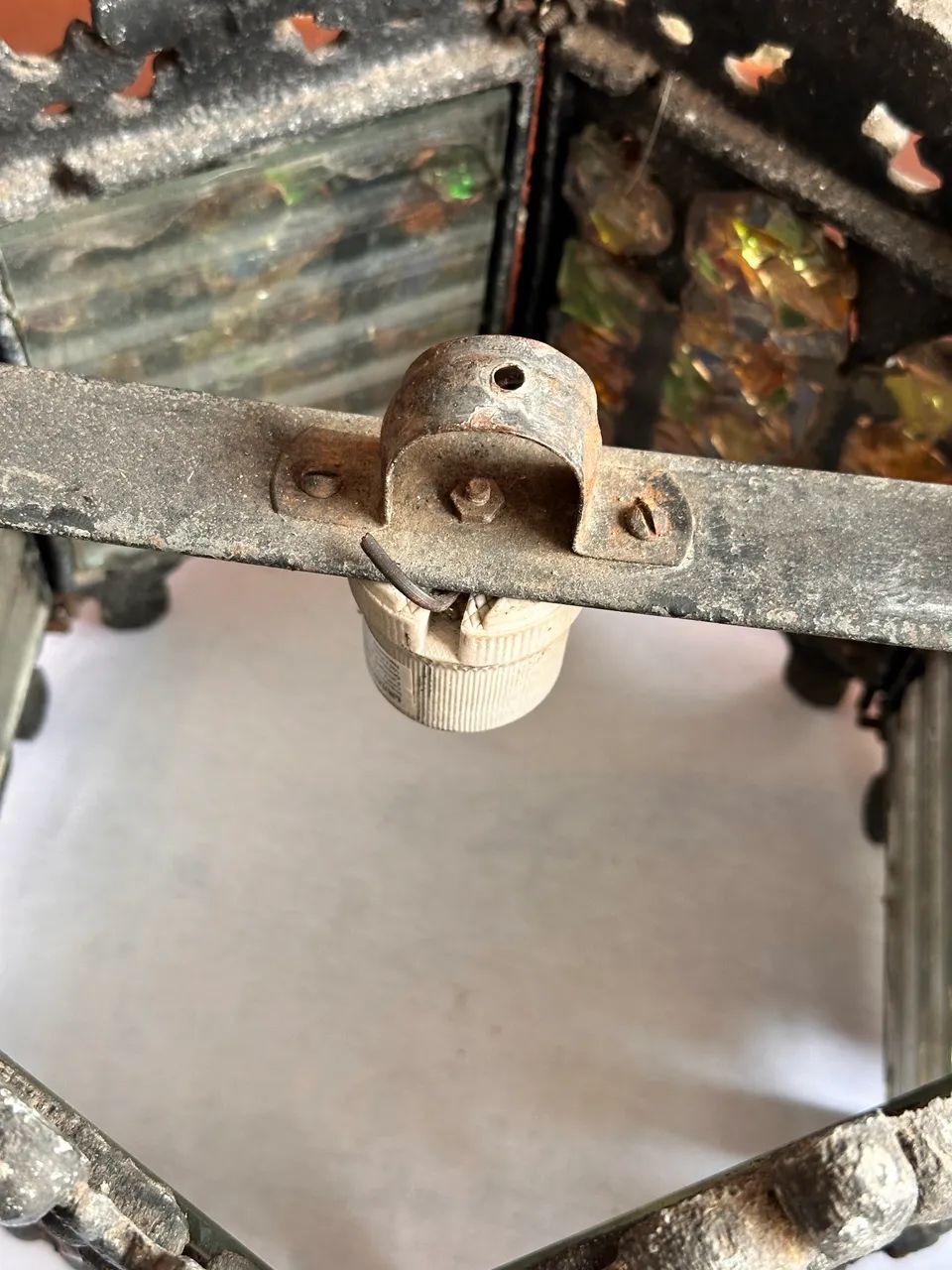 Lanterna de teto antigo  - Foto 4