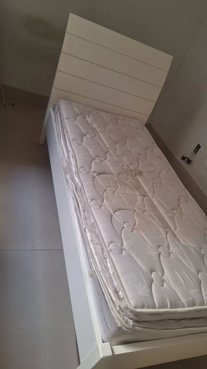 Cama de solteiro madeira maciça - Foto 3