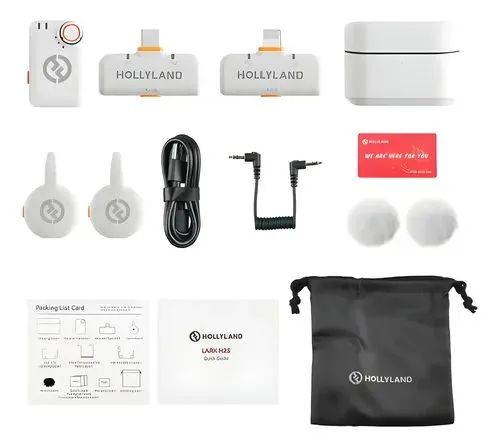 Microfone Hollyland M2s ultimate Lacrado  - Foto 4