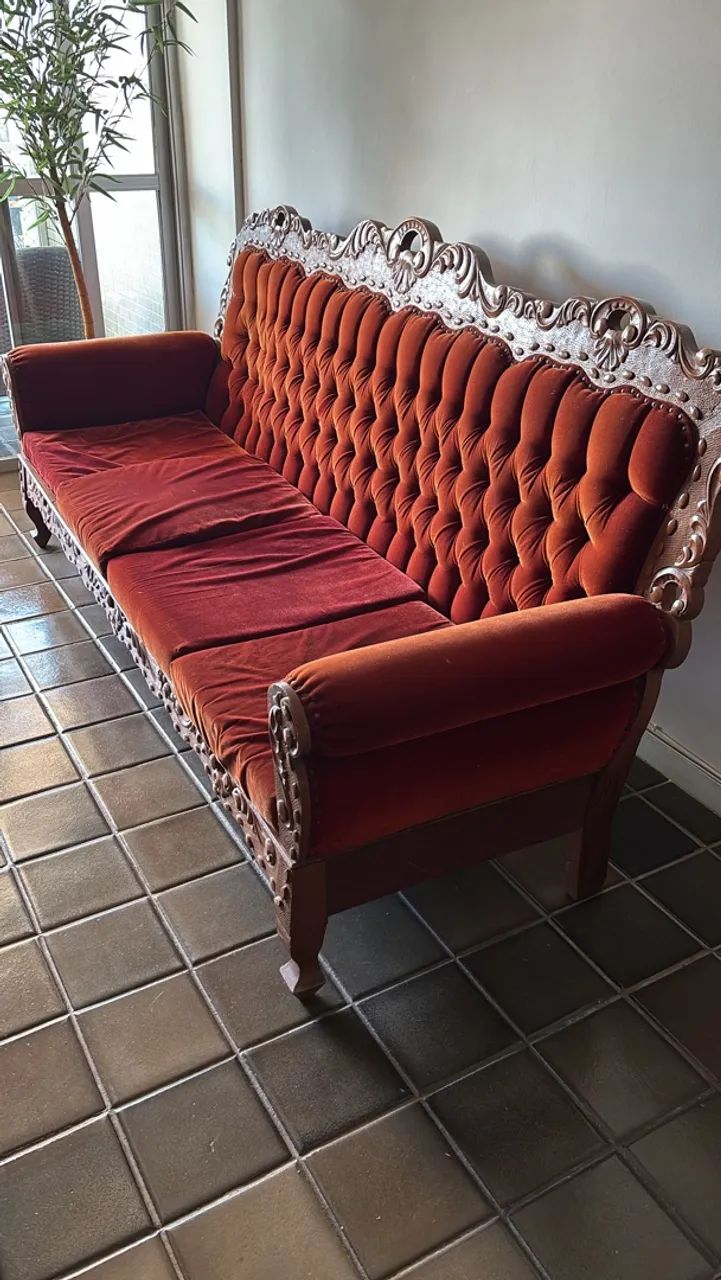 vendo conjunto de sofá e poltrona  - Foto 4