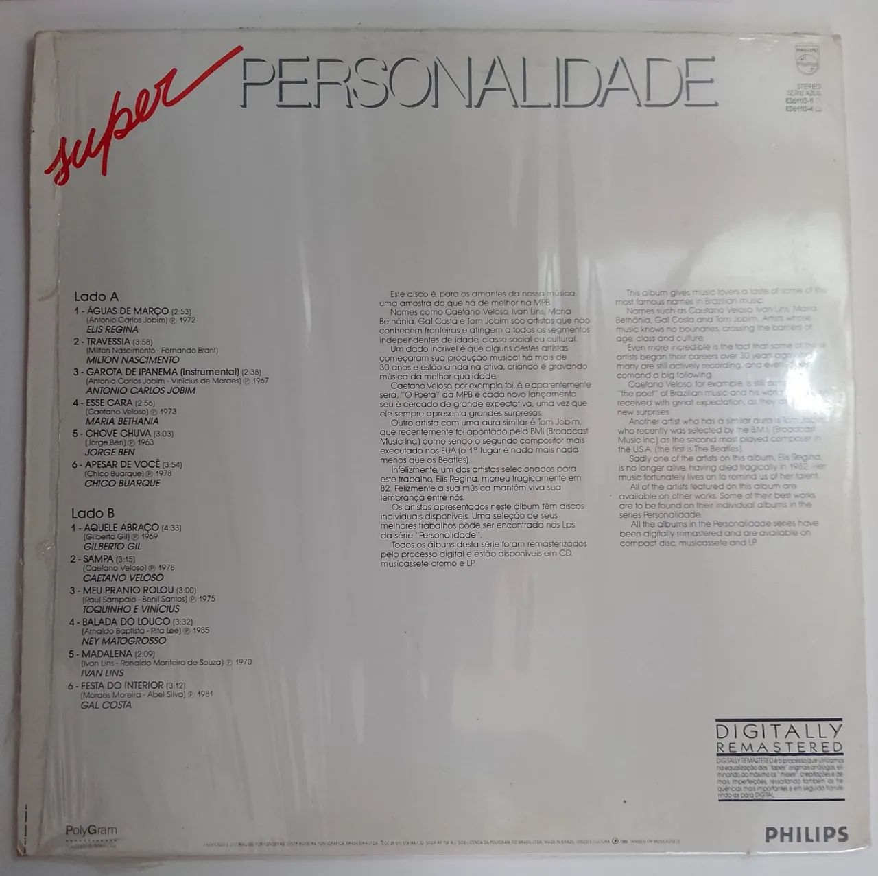 Super Personalidade LP vinil Coletânea  - Foto 2