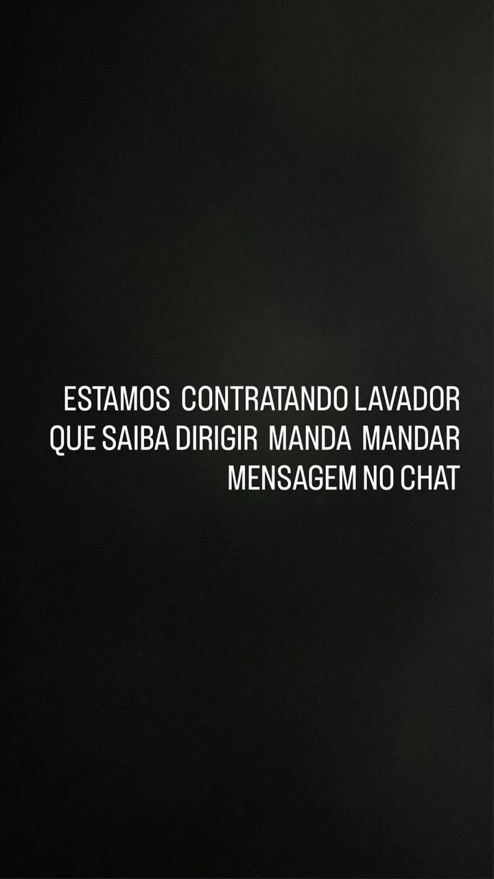 Contrata-se lavador 