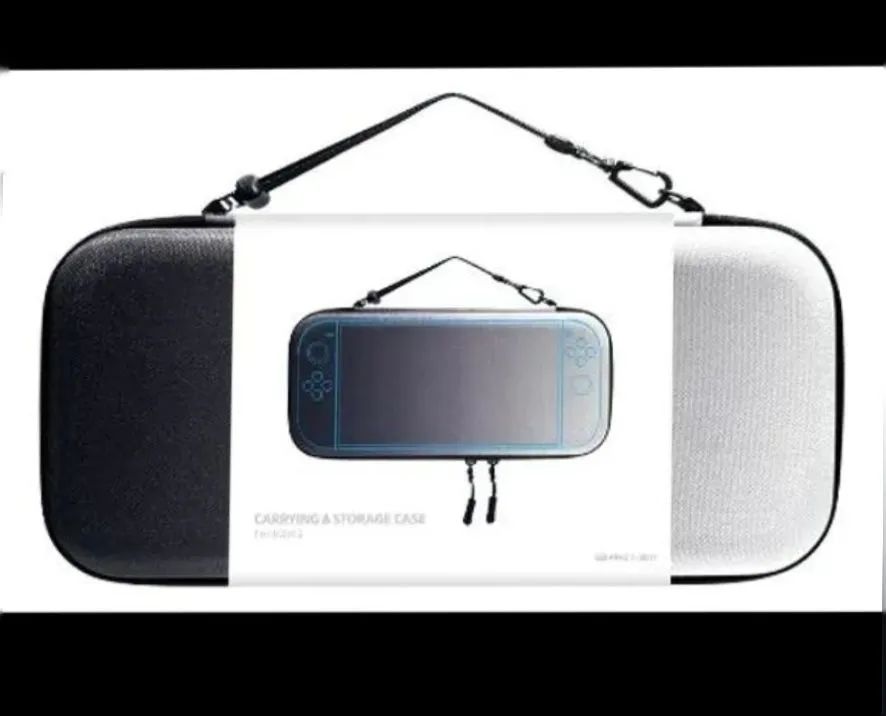 Case de Nintendo switch 2 - bicolor + película de vidro - Foto 2