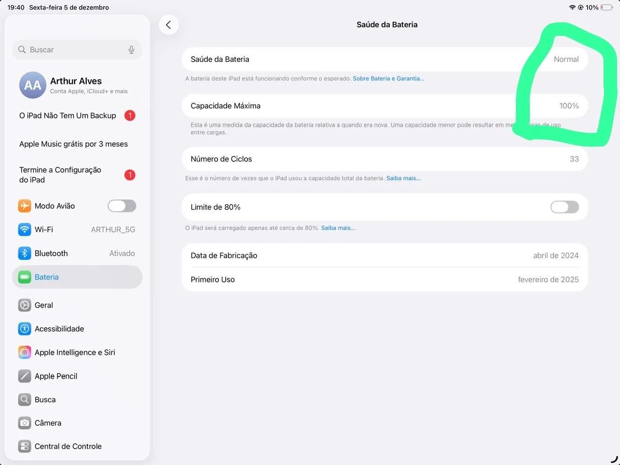 iPad Air 13 polegadas M2 - Foto 2