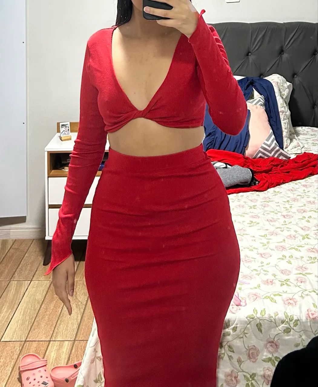 Conjunto de saia midi  - Foto 2