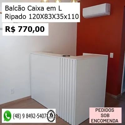 Balcoes Expositor Caixa Reto ou em L  - Foto 4