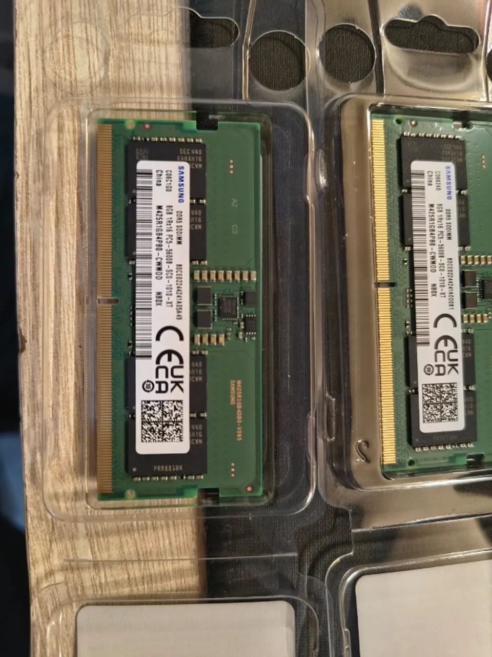 Memória DDR5 16GB (2x8) 5600MHZ para notebook sansung - Foto 4