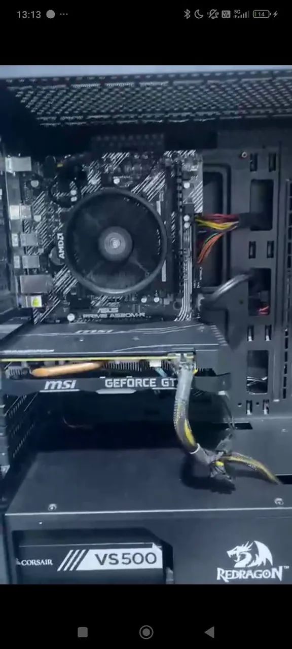 Placa mãe - Asus, a520m-R, AMD RYZEN AM4