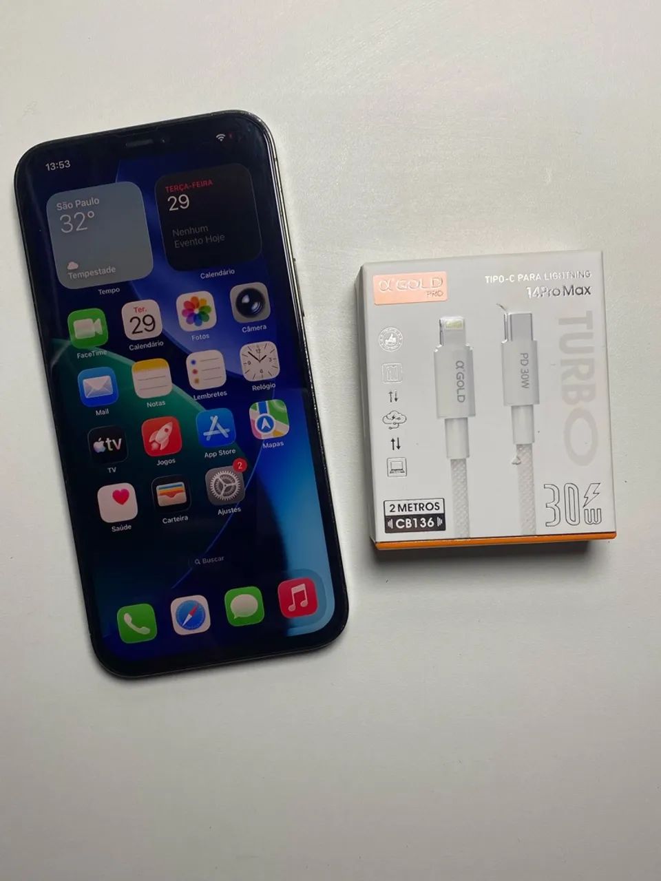 IPHONE 12 PRO MAX COM NOTA  - Foto 3