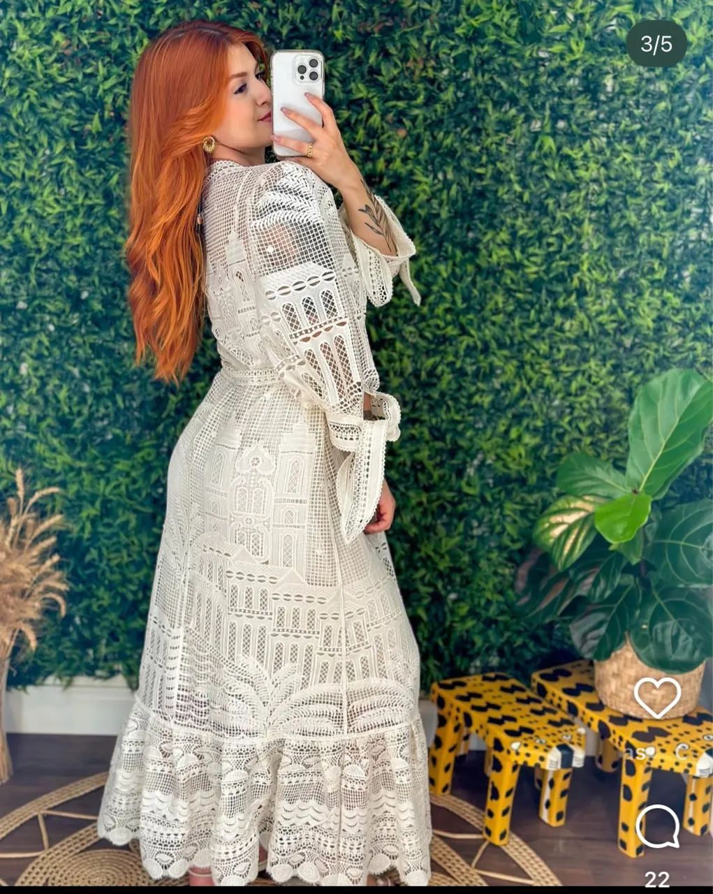Vestido domitila guipir farm PP - Foto 5