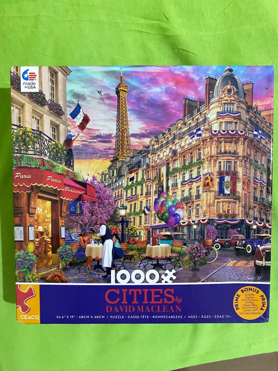 Quebra-cabeça Ceaco- David Maclean- Cities- 1.000 Peças