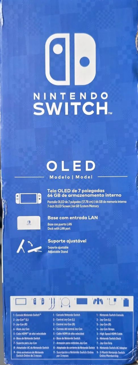 Nintendo Switch Oled + Jogo Mario Wonder - Trocas - Foto 4