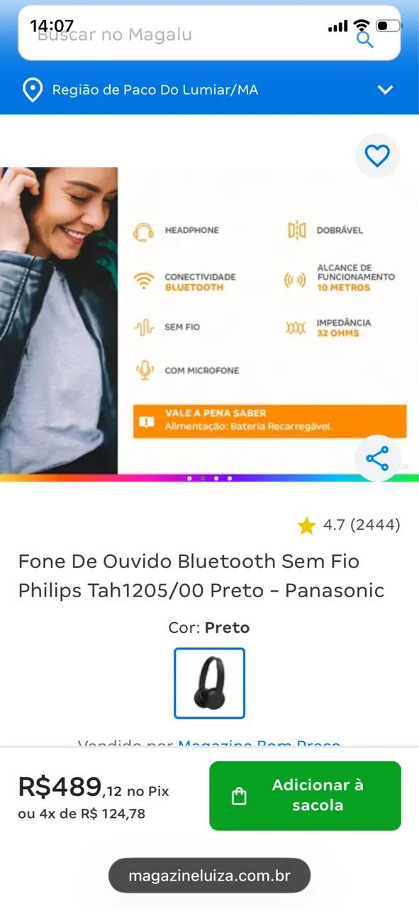 Fone de ouvido Phillips  - Foto 3