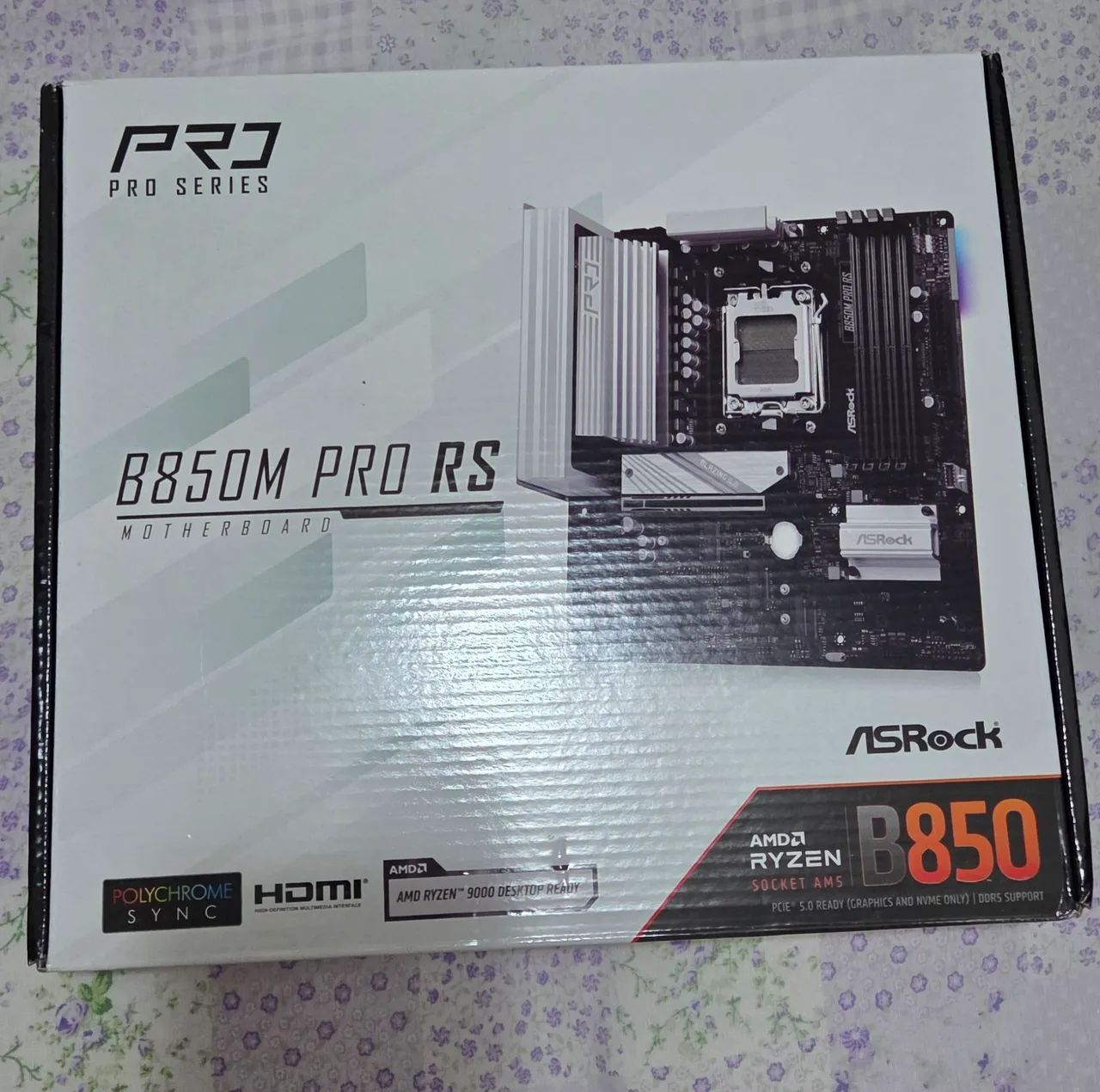 Asrock B850M PRO RS am5 placa mãe  - Foto 3