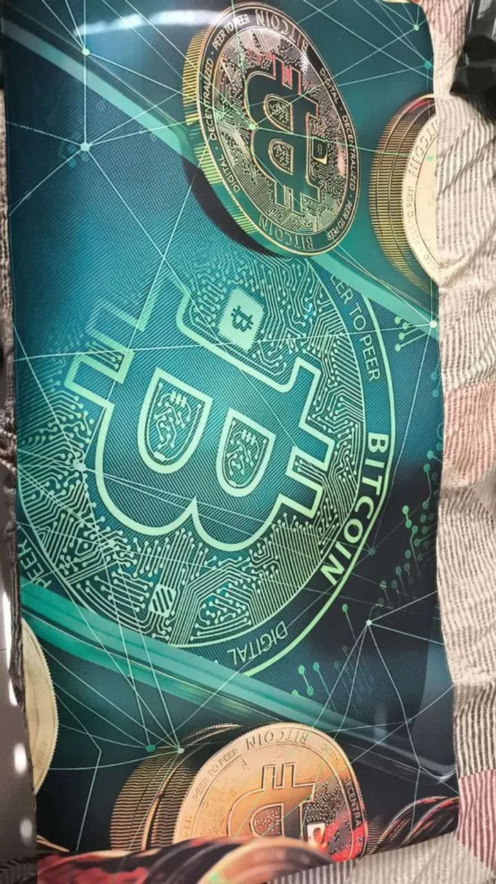 MOUSEPAD BITCOIN 120X60cm - Foto 2