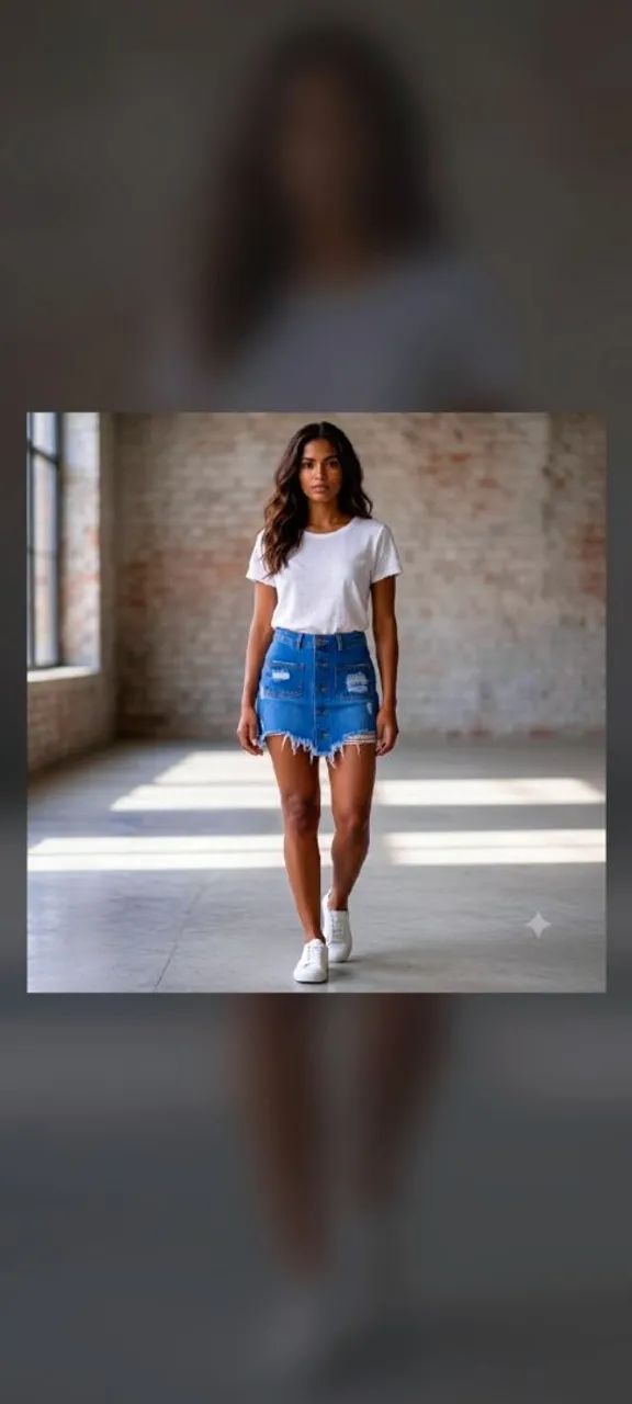 Saia jeans  - Foto 3