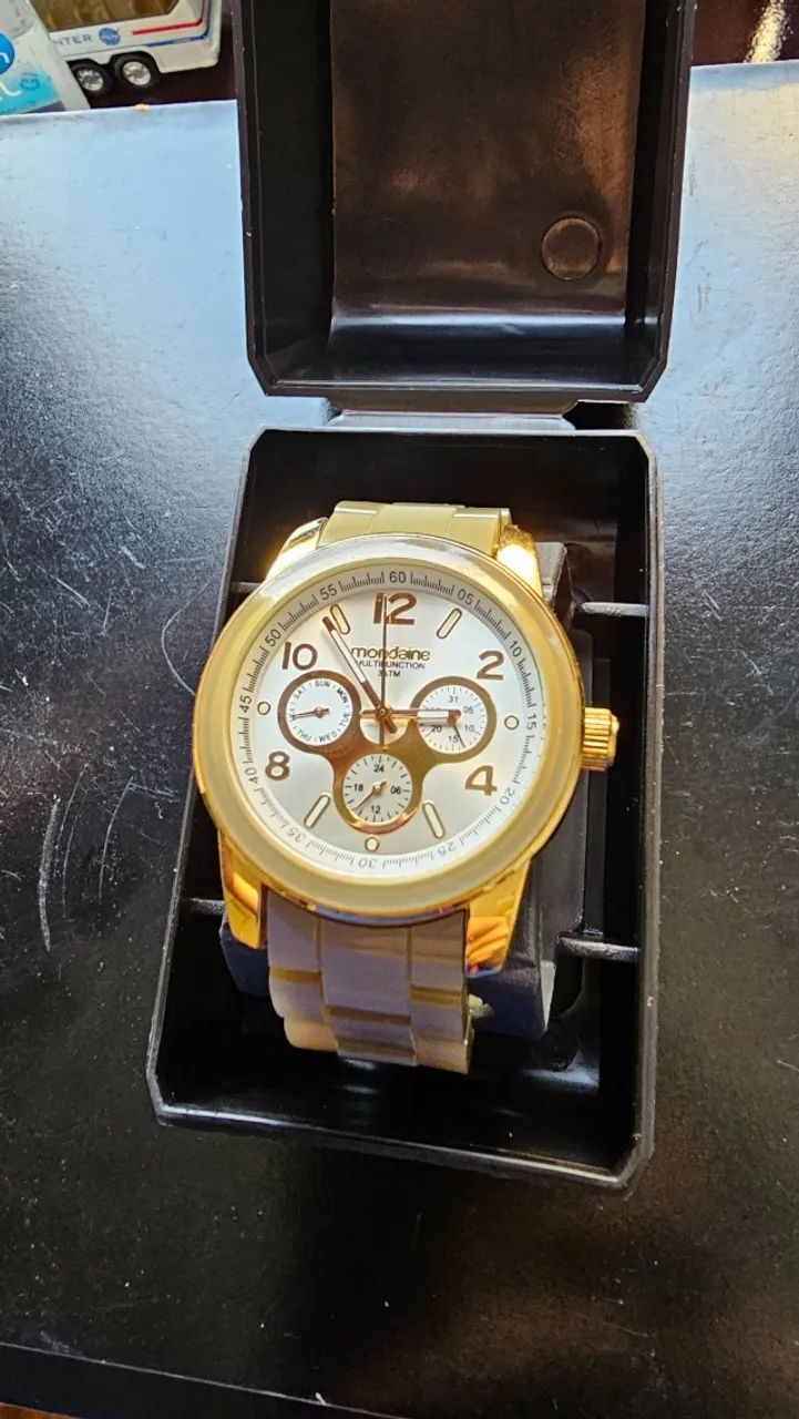 Relógio Feminino Mondaine Creme 