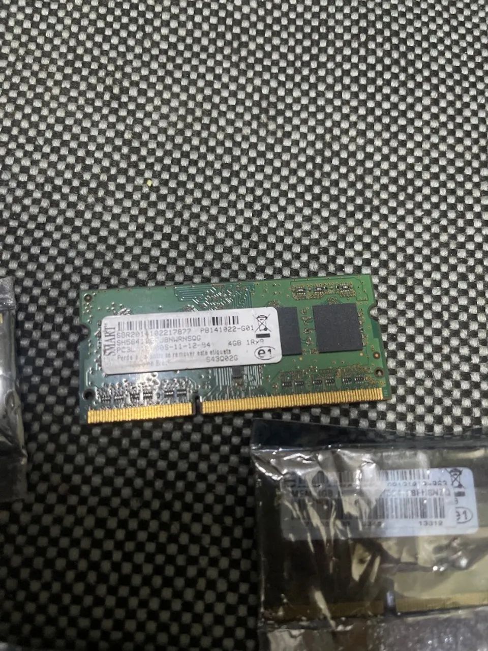 Memória ram de notebook ddr3 4gb