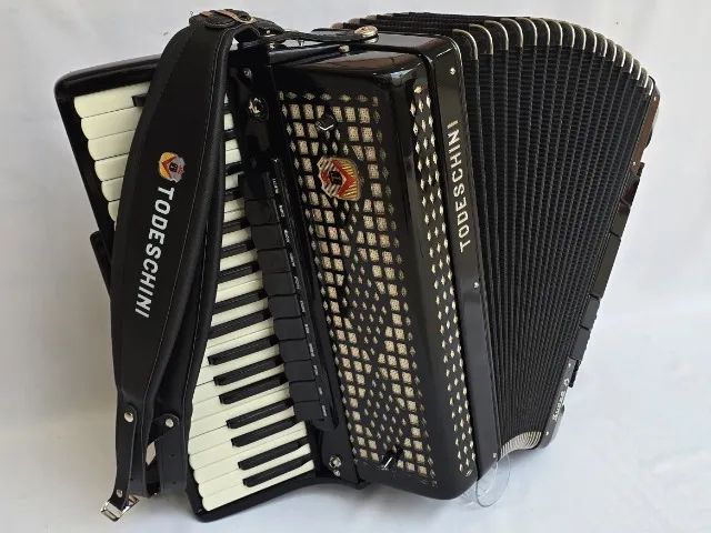 Acordeon 120 Baixos Todeschini Super 8 Já Eletrificada