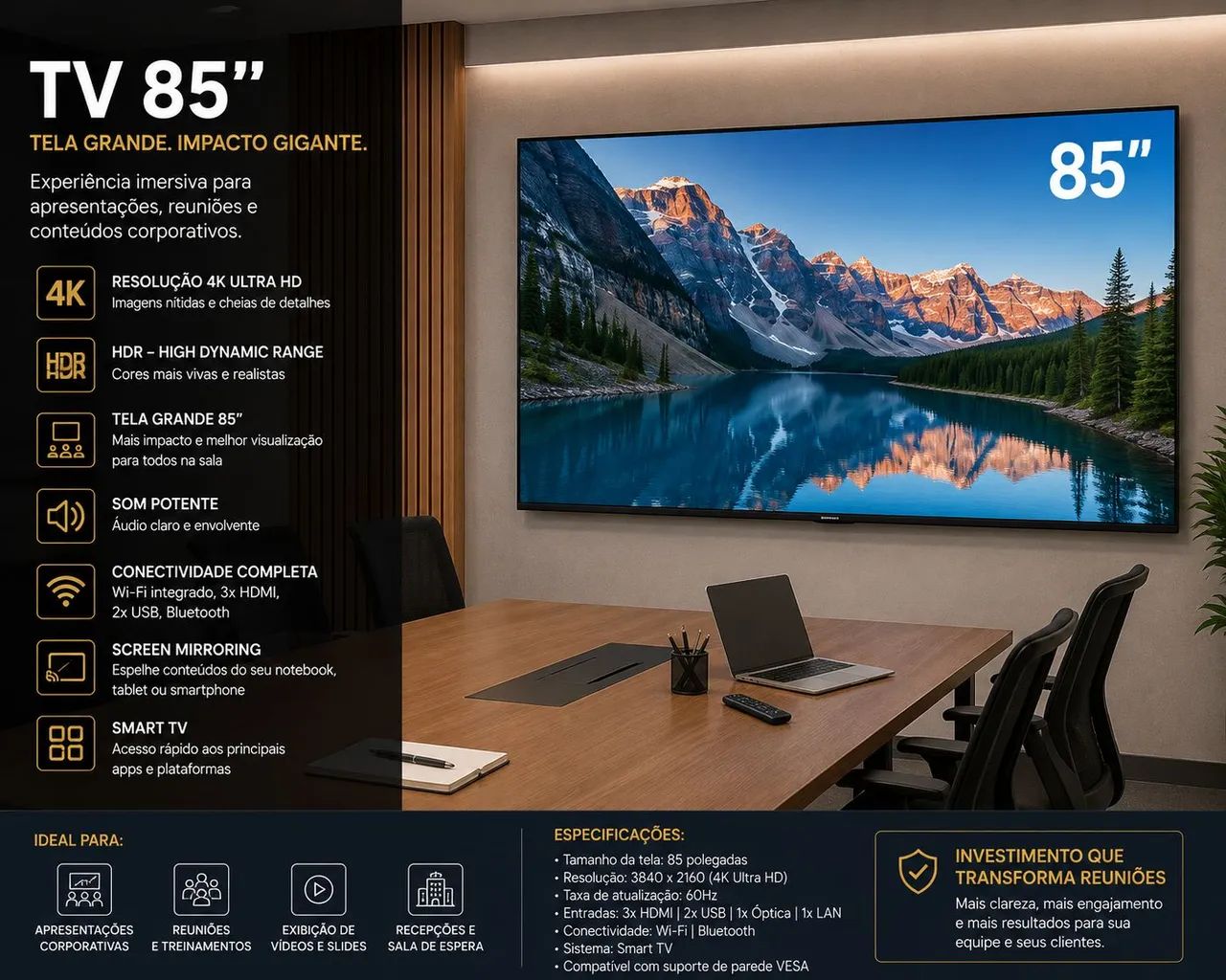 TV TCL 85' - Foto 2