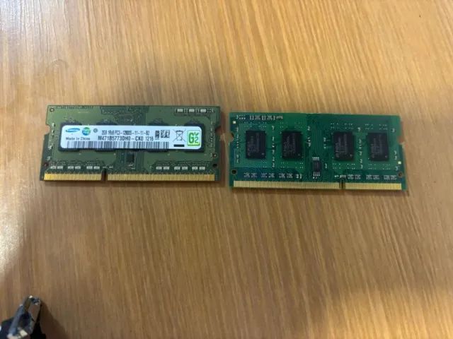 Memória RAM Notebook DDR3 2GB - 02 peças