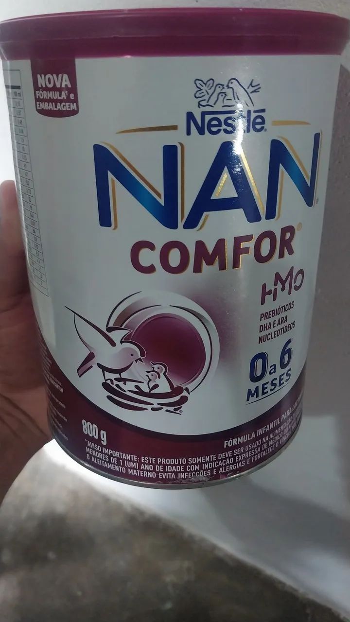 Fórmula Infantil NAN Comfor HMO 0 a 6 meses 800g