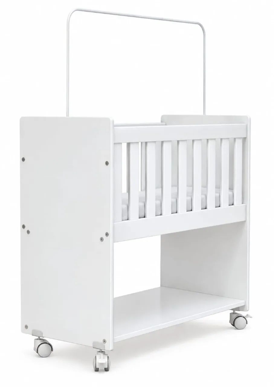 Mini berço Moisés (com colchão e protetores)