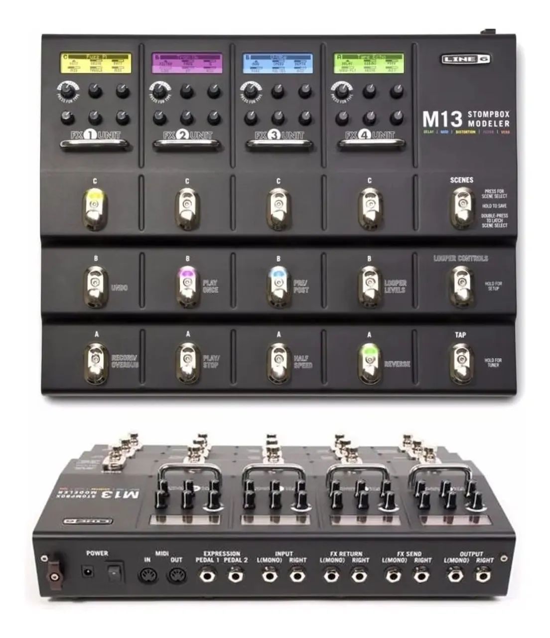 Pedaleira LINE 6 M13 com case 