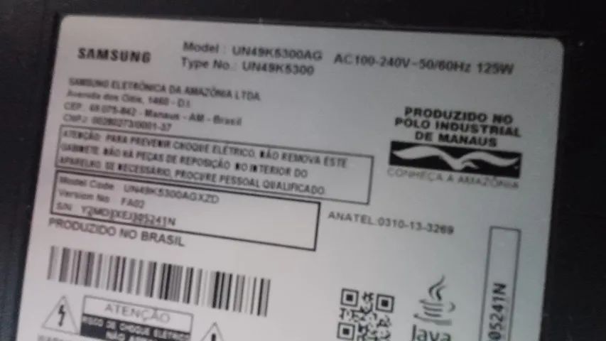 SMART TV LED 49" Samsung - para retirada de peças ou conserto - Foto 3
