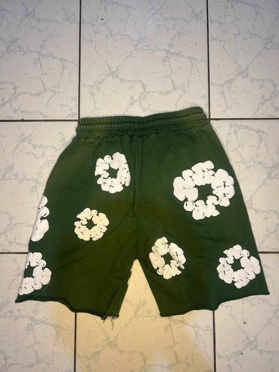 Shorts Denim Tears Verde P - Foto 3