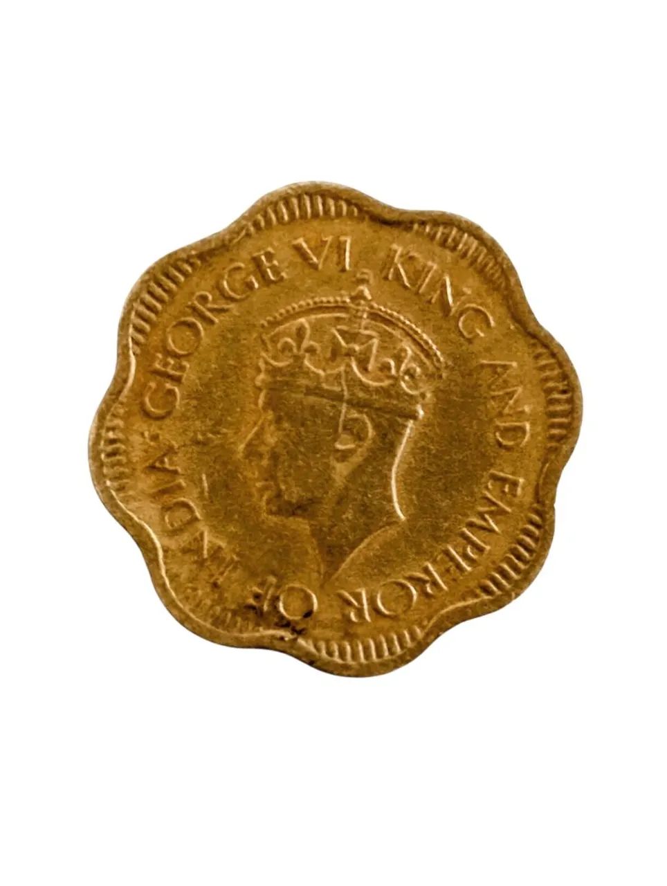 Moeda1944 da Índia 10 centes ceylon - Foto 2