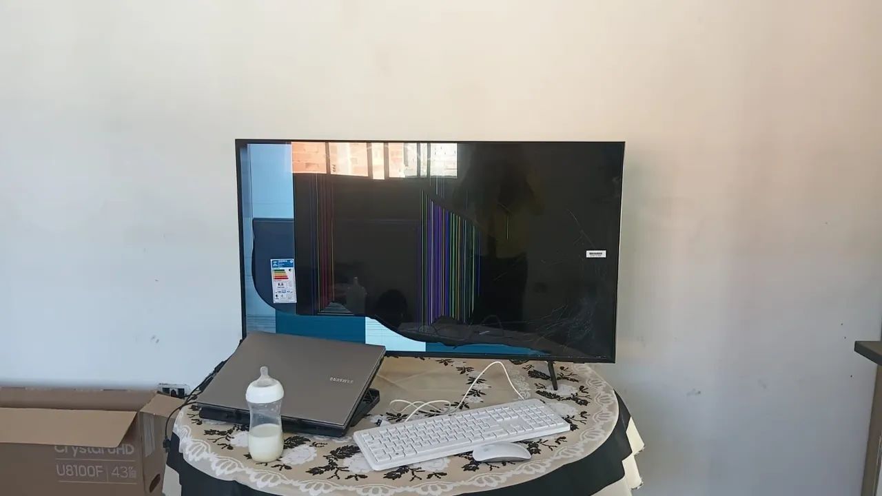NOVA TV Samsung - Tela quebrada  - Foto 4