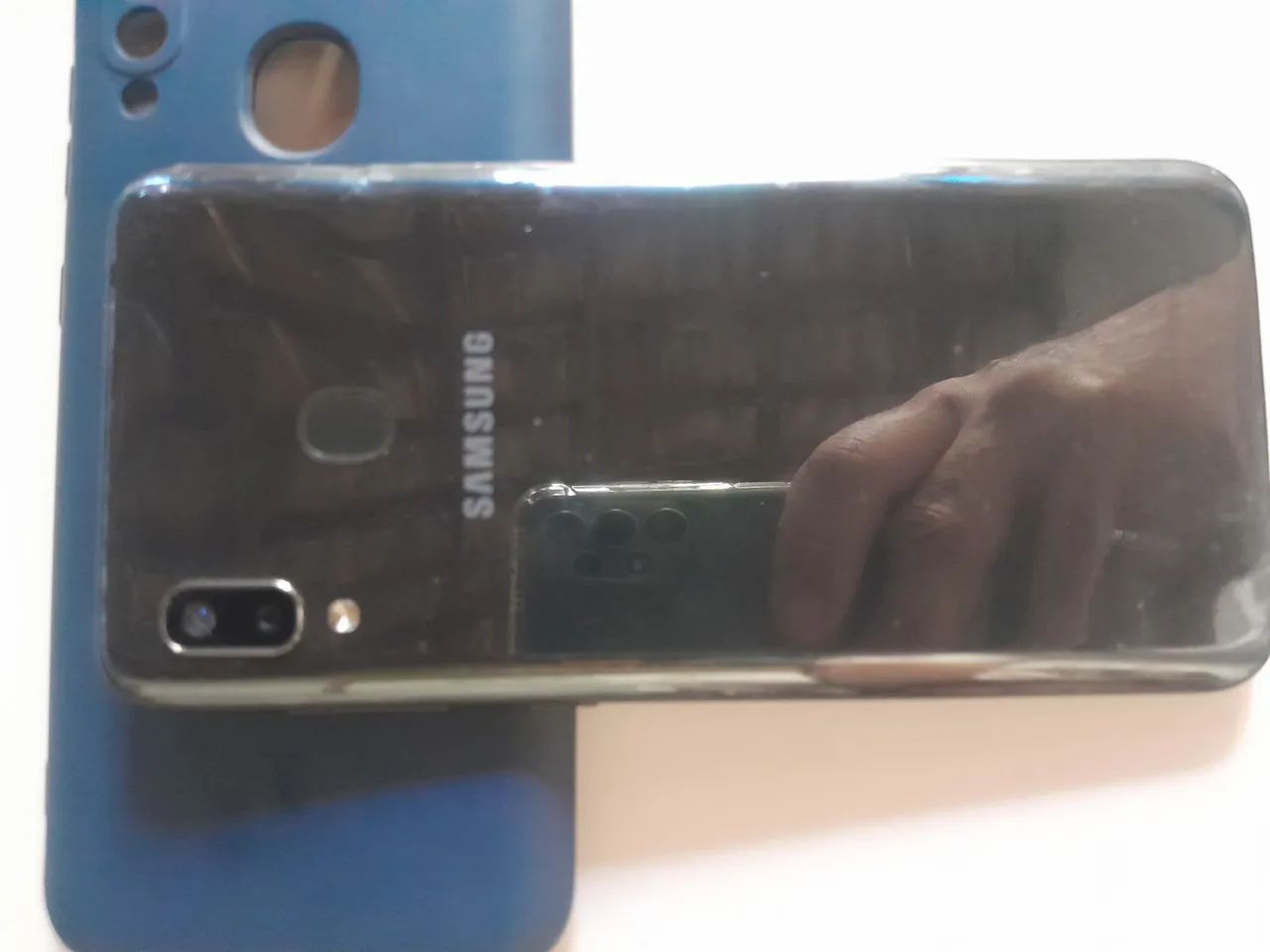 Samsung galaxy A20 biometria capa carregador  - Foto 4