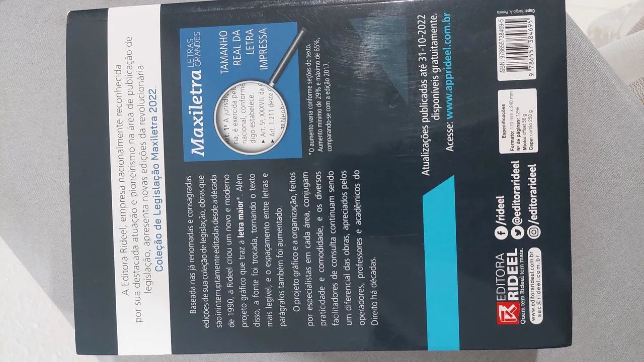 Código Civil Maxiletra 2022 - Editora Rideel - Foto 2