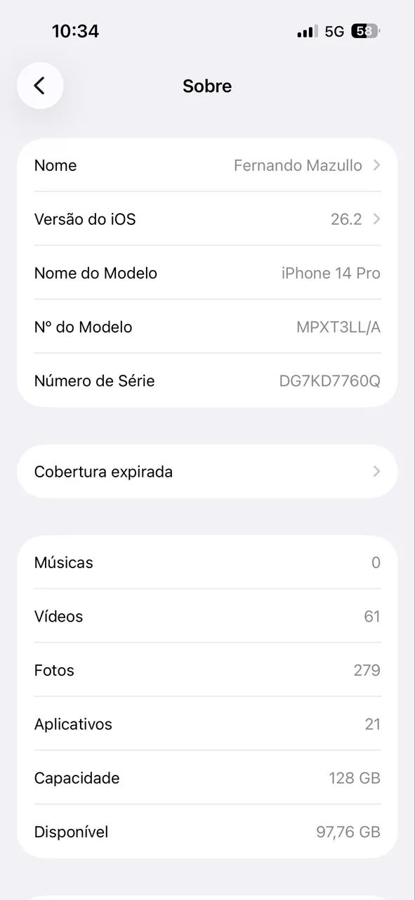 iPhone 14 Pro 128 gigas Gold telefone pra venda * ou * - Foto 4