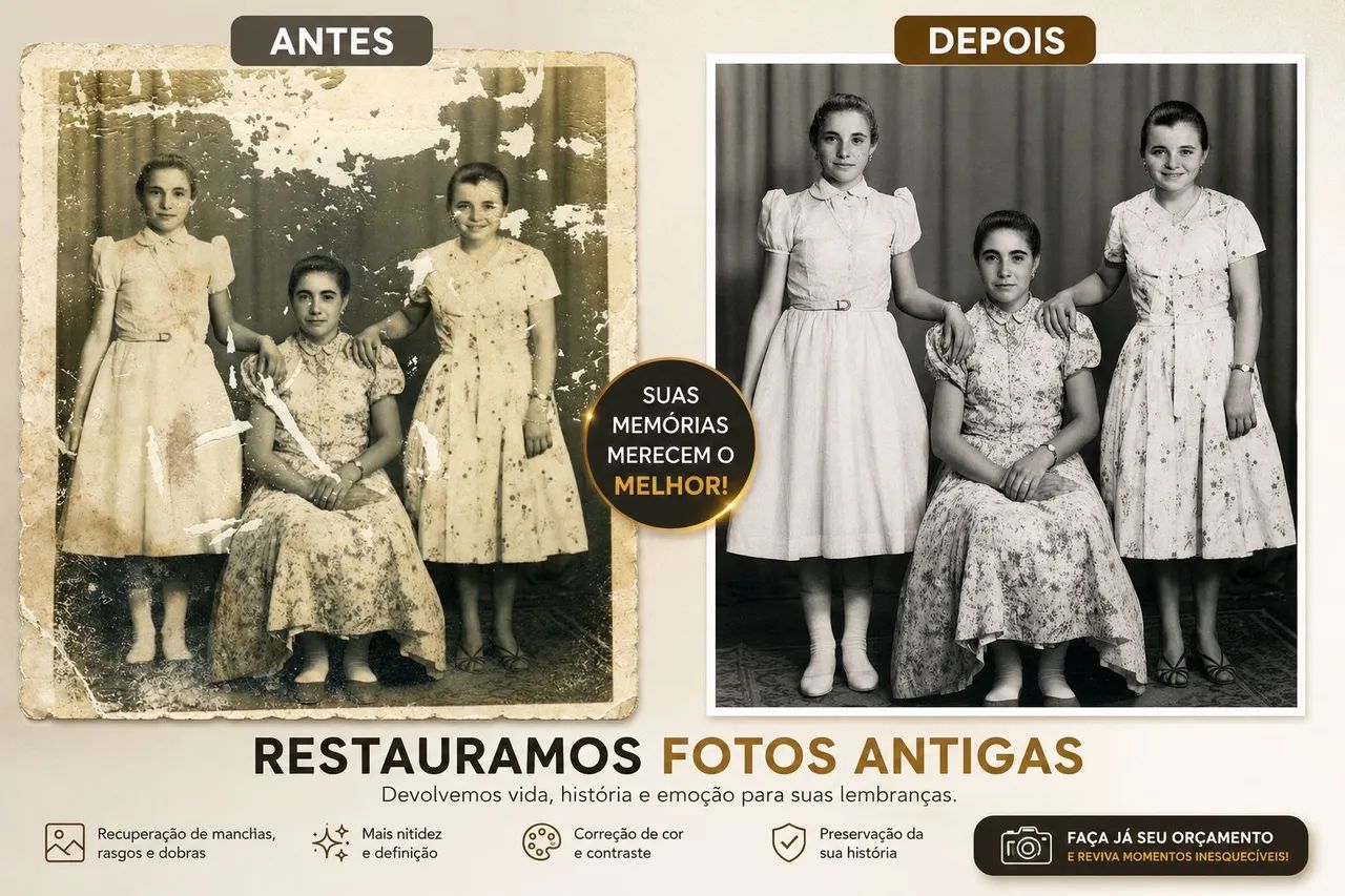 Restauração de fotos 