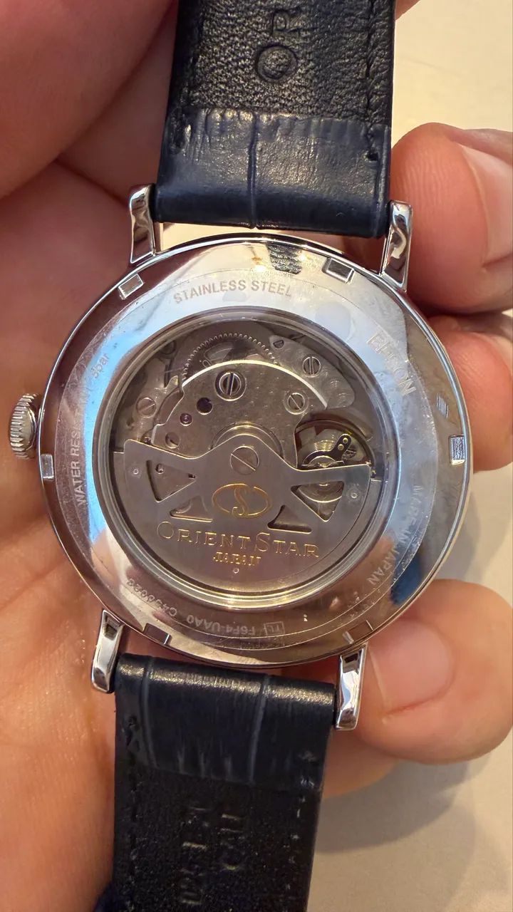 Relógio OrientStar Power Reserve - Open Heart 39mm - Foto 2