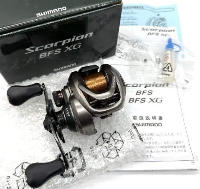 Carretilha Shimano Scorpion BFS XG - Esportes de Quadra e Ao Ar