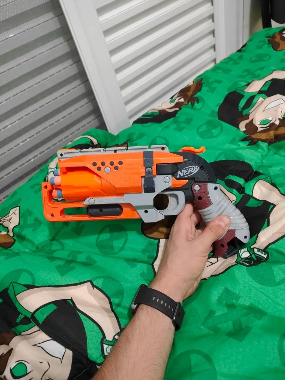  Nerf Hammershot - Em bom estado - Foto 3