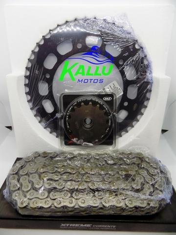 Kit relação bmw 650 VAZ g650gs 2011 2015 dakar 99/08 c/ retentor moto niteroi kallu motos - Foto 3