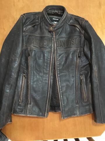 jaqueta couro harley davidson olx