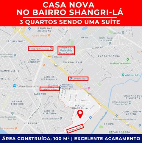 Casa NOVA no JD Shangri-lá, 3 quartos sendo uma suíte - Foto 4