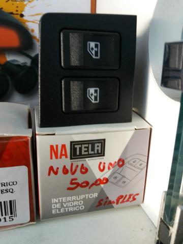 Botão para vidro elétrico novo uno 