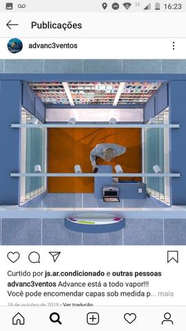 Quiosque projetado em 3d