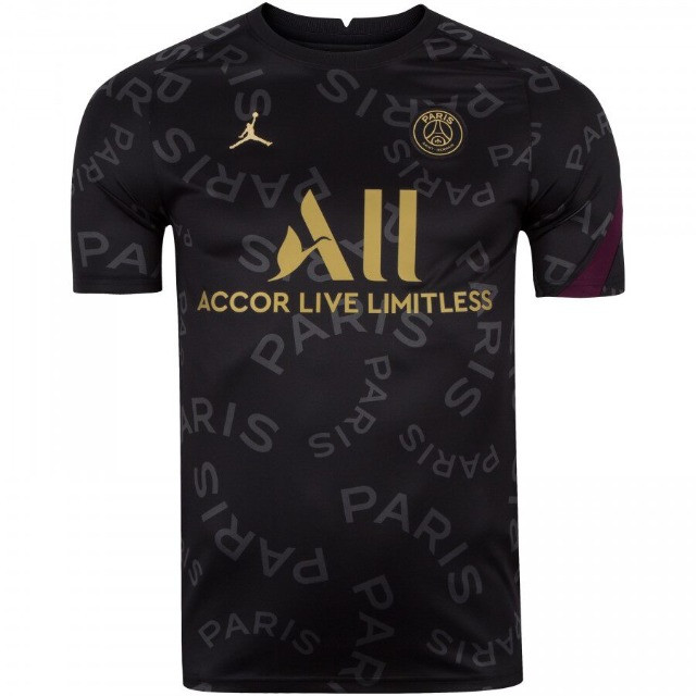 camisa paris saint germain preta