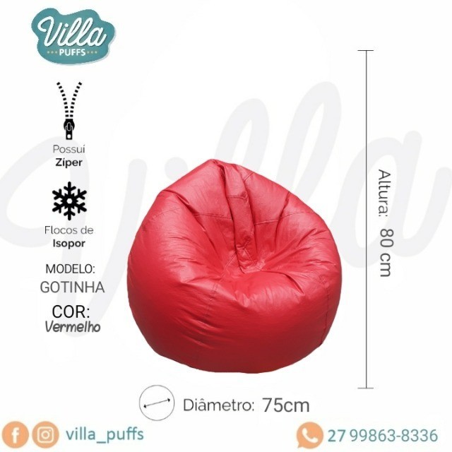 Puff,puffs,puffe- Gotinha, com enchimento, para sua área de lazer, levamos até você!! - Foto 2